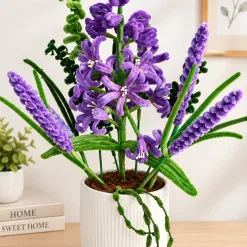 Purple hyacinth and heather
